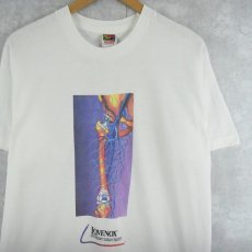 画像1: 90's LOVENOX USA製 人体イラストTシャツ XL (1)