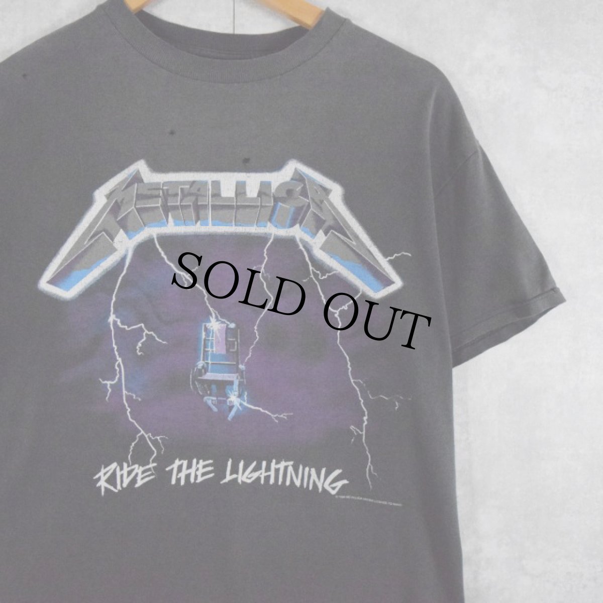 画像1: 90's METALLICA "RIDE THE LIGHTING" ロックバンドTシャツ (1)