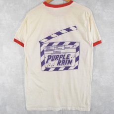 画像2: 80's PRINCE USA製 "PURPLE RAIN" ロックバンドリンガーTシャツ XL (2)