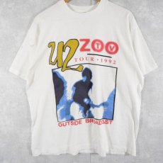 画像1: 90's U2 USA製 ZOO TV TOUR ロックバンドツアーTシャツ XXL (1)