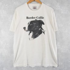 画像2: 90's "Border Collie" 犬プリントTシャツ XL (2)