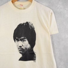 画像1: 70's Bruce Lee ハリウッド俳優プリントＴシャツ L (1)