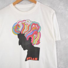 画像1: 70〜80's Milton Glaser "BOB DYLAN" アートプリントTシャツ (1)