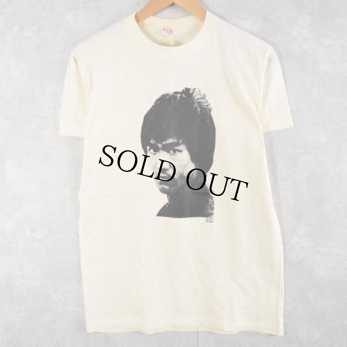 画像2: 70's Bruce Lee ハリウッド俳優プリントＴシャツ L (2)