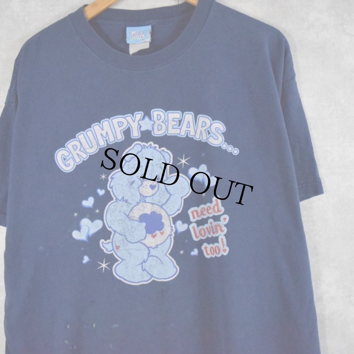 画像1: Care Bears "GRUMPY BEARS..." キャラクターTシャツ  (1)