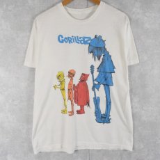 画像1: Gorillas イラストプリント ミュージックTシャツ  (1)