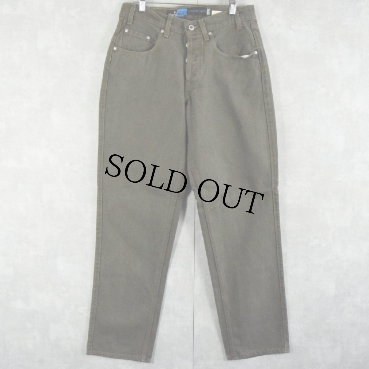 画像1: 90's Levi's SILVER TAB "relaxed" カラーデニムパンツ DEADSTOCK W32 (1)