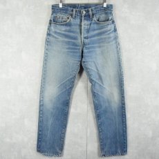 画像1: 80's Levi's 501 USA製 内股シングル デニムパンツ W31 (1)