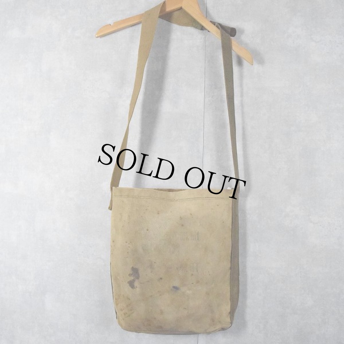 画像2: 40's U.S.MILITARY "ARMY ARTILLERY" キャンバスショルダーバッグ (2)