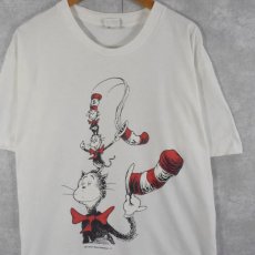 画像1: 90's Dr.Seuss "The Cat in the Hat" CANADA製 キャラクターTシャツ ONE SIZE (1)