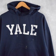 画像1: Champion "YALE" スウェットフーディー XL (1)