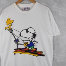 画像1: 90's PEANUTS USA製 "SNOOPY" キャラクタープリントTシャツ L (1)
