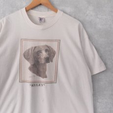 画像1: 90's Robert J.May "RYLEY" 犬プリントTシャツ XL (1)