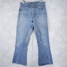 画像1: 70's Levi's 646 ベルボトムデニムパンツ W32 (1)