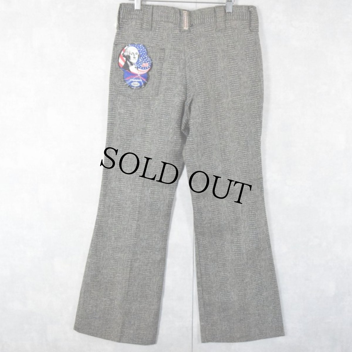 画像2: 70's Washington Rappers USA製 PERMANENT PRESS ブッシュパンツ DEADSTOCK W31 (2)