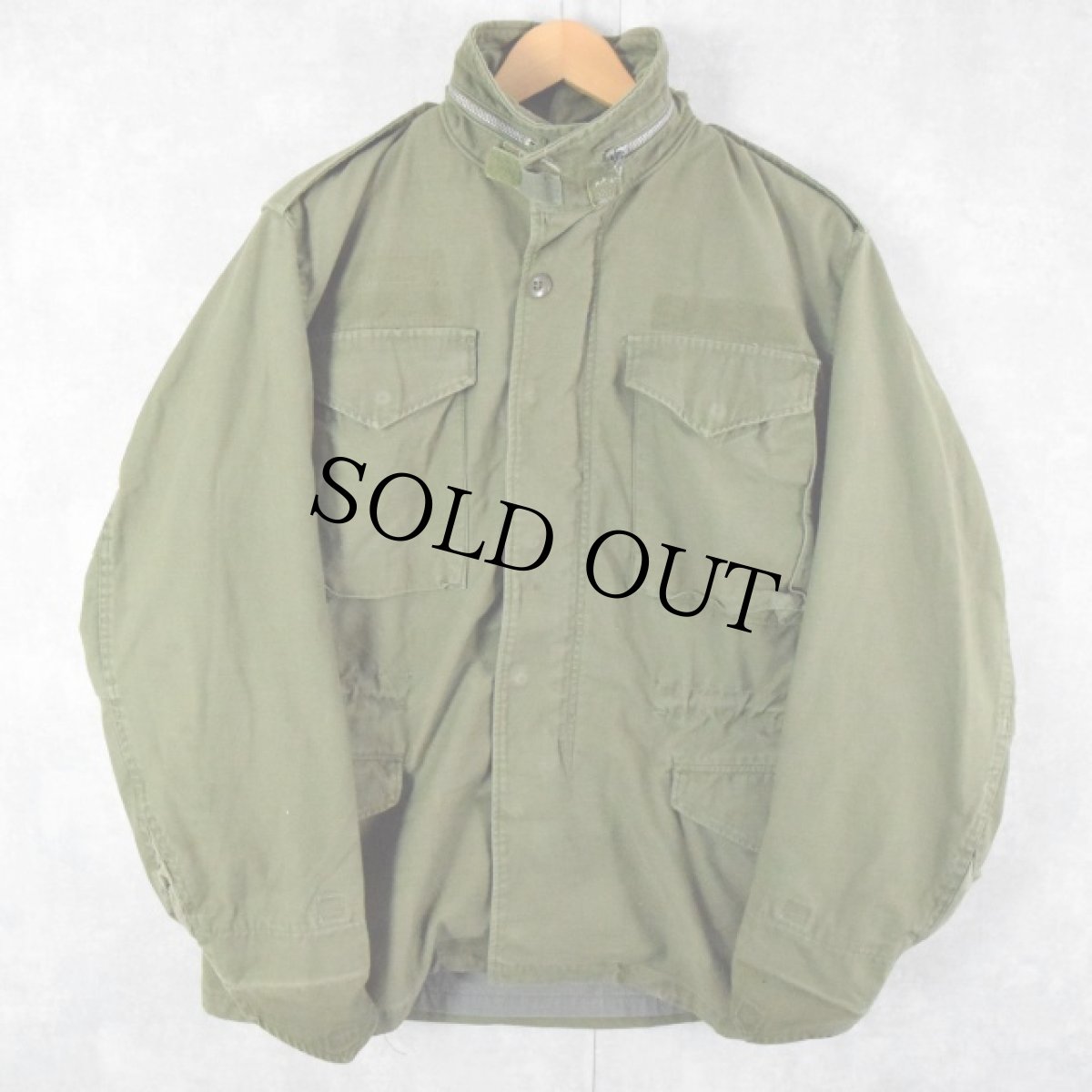 画像1: 60's U.S.ARMY M-65 Field Jacket 2nd グレーライナー REGULAR SMALL (1)