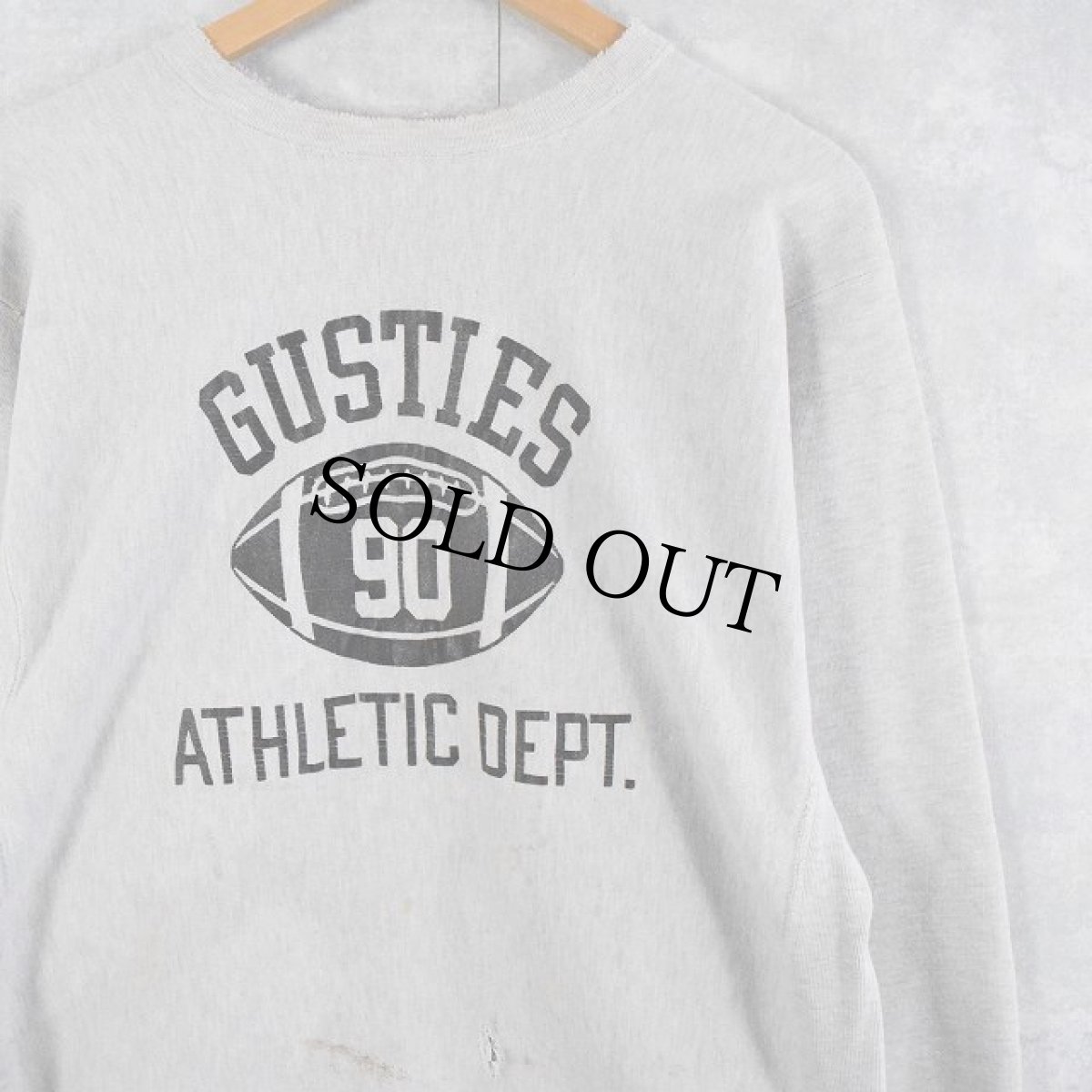 画像1: 90's Champion REVERSE WEAVE USA製 "GUSTIES ATHLETIC DEPT." XXL (1)