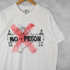 画像1: 90's NO TO PRISON イラストTシャツ XL (1)
