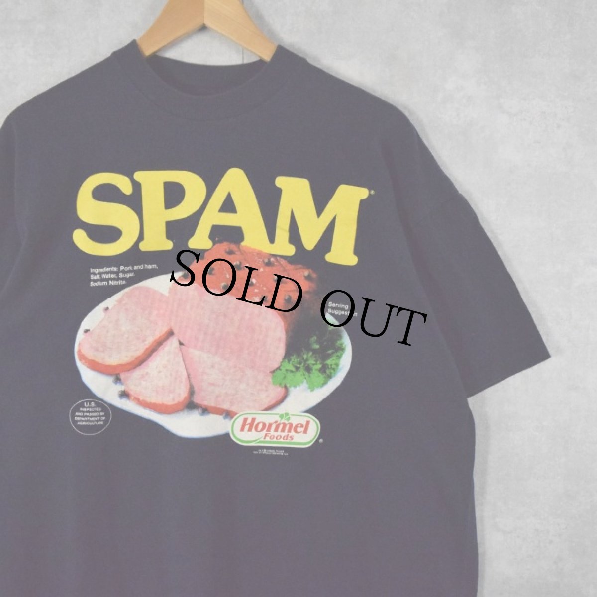 画像1: 90's STANLEY DESANTIS "SPAM" USA製 プリントTシャツ XL (1)