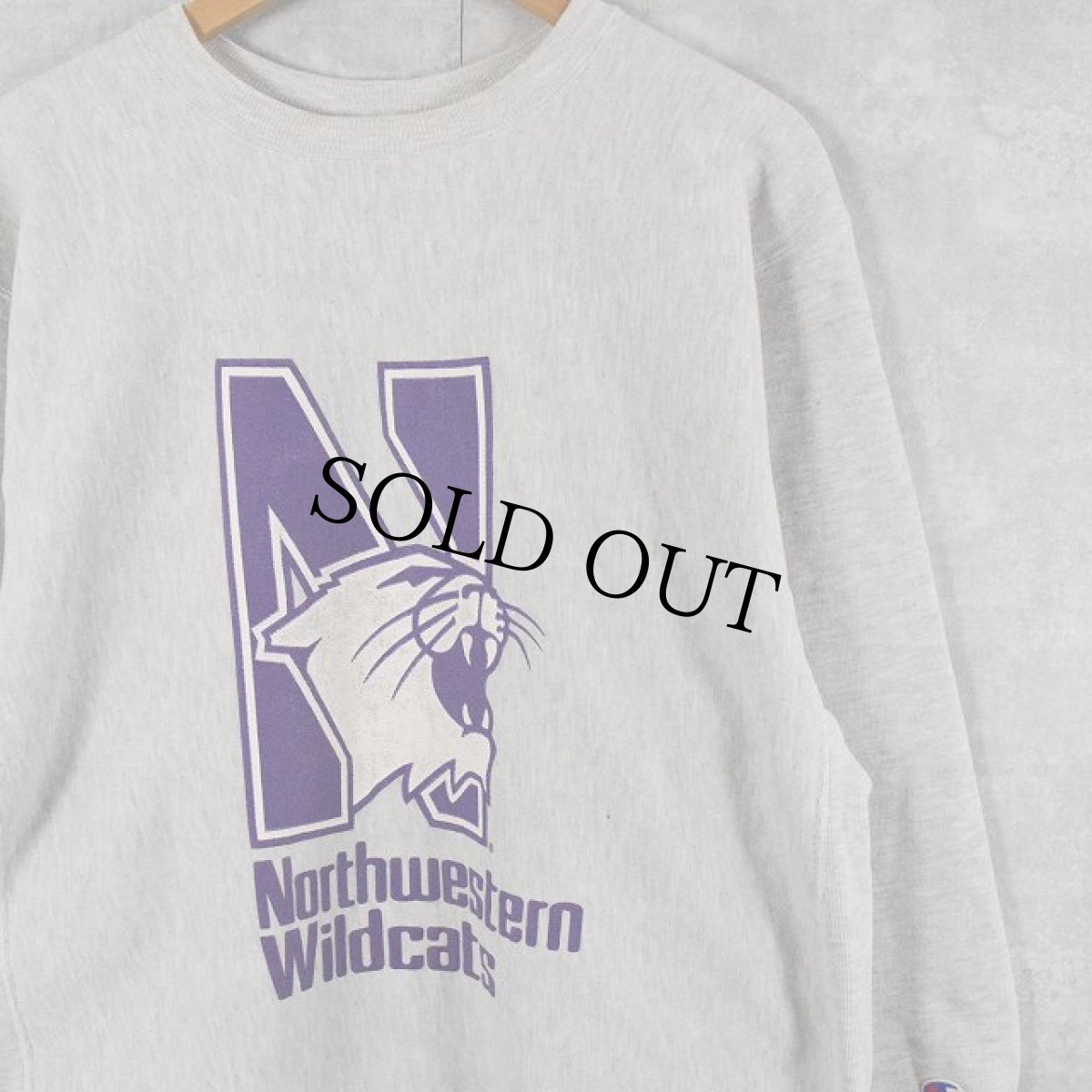 画像1: 90's〜 Champion REVERSE WEAVE "Northwestern Wildcats" XXL (1)