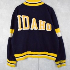 画像1: 50's CALDWELL SAND-KNIT "IDAHO" スタジャン 46 (1)