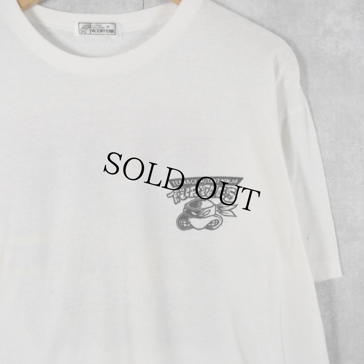 画像3: 90's Teenage Mutant Ninja Turtles アニメキャラクタープリントTシャツ (3)