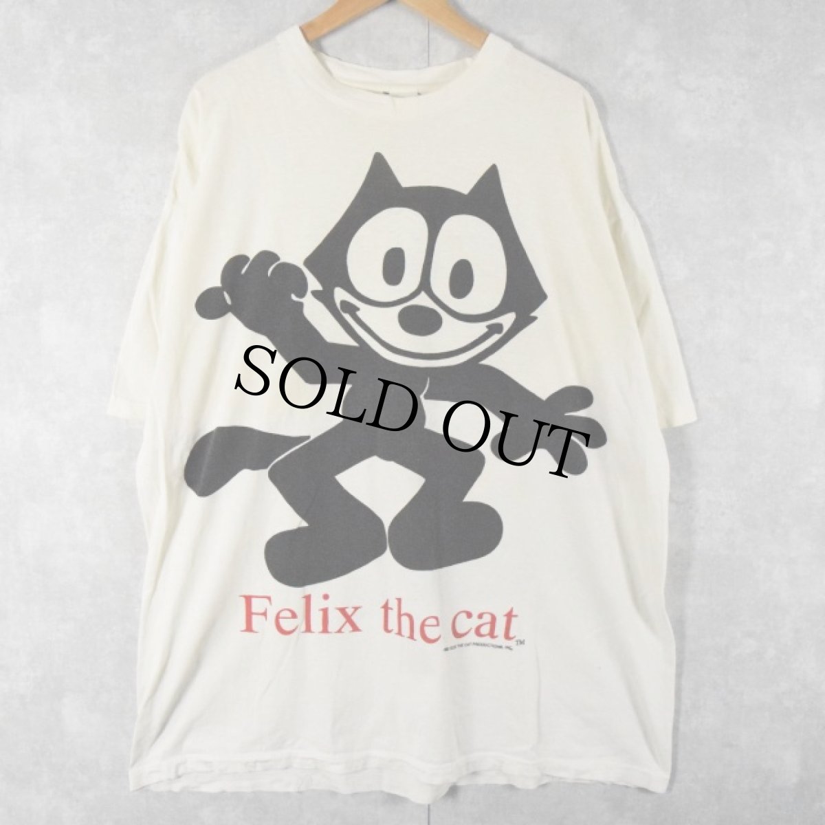 画像1: 90's FELIX  "Felix the cat"キャラクタープリントTシャツ (1)