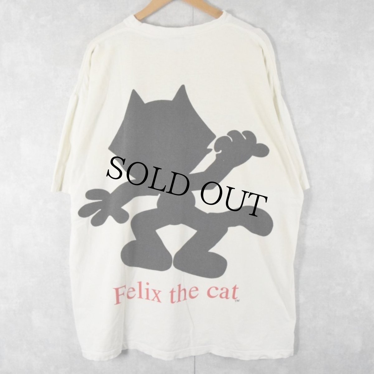 画像2: 90's FELIX  "Felix the cat"キャラクタープリントTシャツ (2)