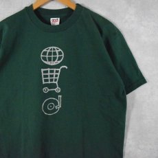 画像1: 90's USA製 U2 POP MART ロックバンドツアーTシャツ L (1)