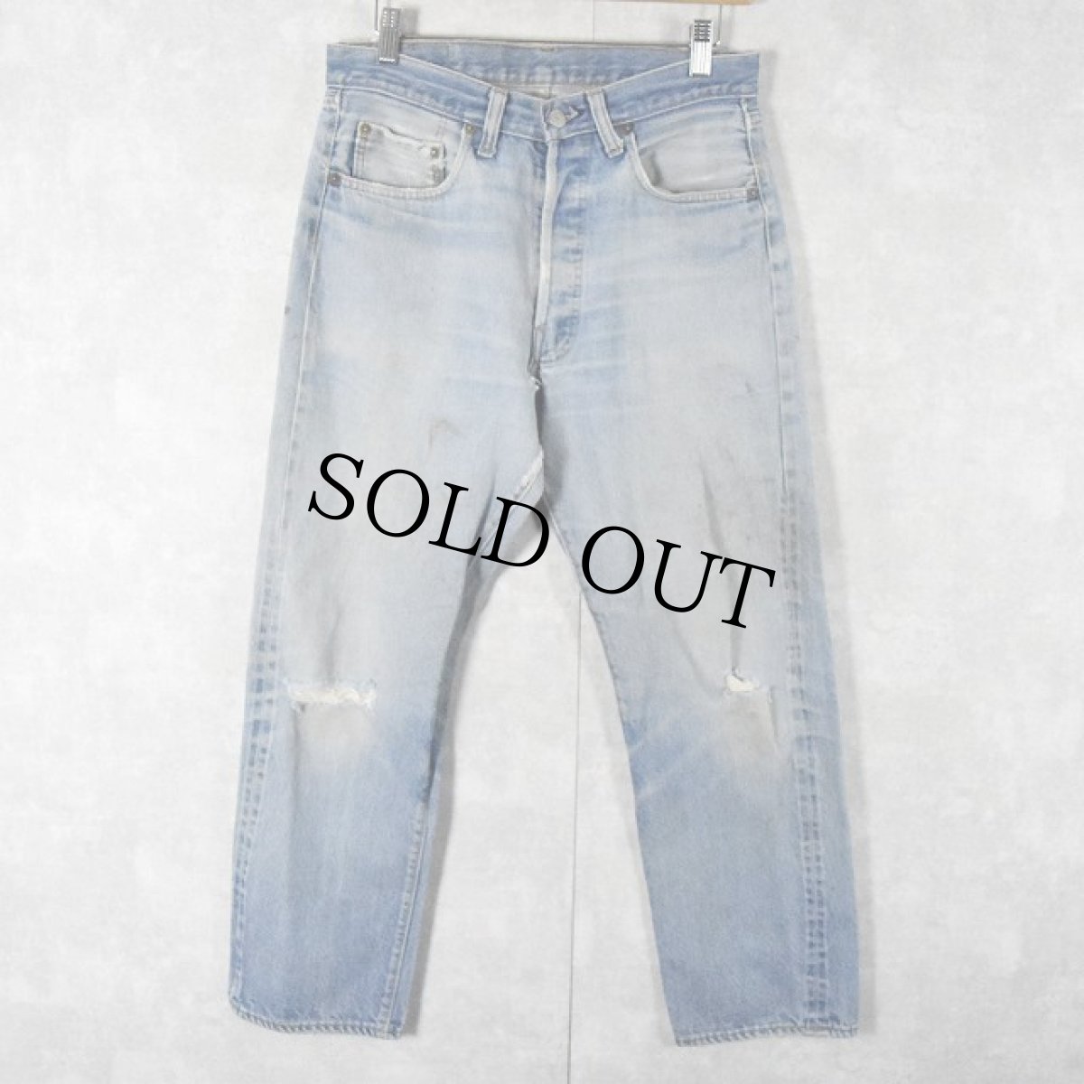 画像1: 70's Levi's 501 66後期 デニムパンツ W31 (1)