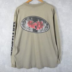 画像1: 90's WU WEAR "Wu-Tang Clan" USA製 ロゴプリントヒップホップロンT L (1)