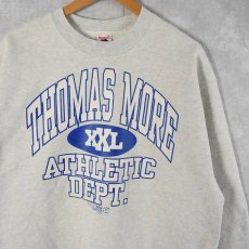 画像1: 90's USA製 "THOMAS MORE ATHLETIC DEPT" スウェット L (1)