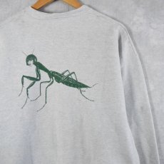 画像1: 90's FRUIT OF THE LOOM SUPER COTTON USA製 "Praying mantis film crew" プリントスウェット XL (1)