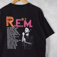 画像1: R.E.M. オルタナティブバンド ツアーTシャツ (1)