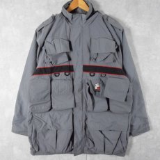 画像1: 90's〜 LION'S HOLLOW USA製 マルチポケット フィッシングジャケット M (1)