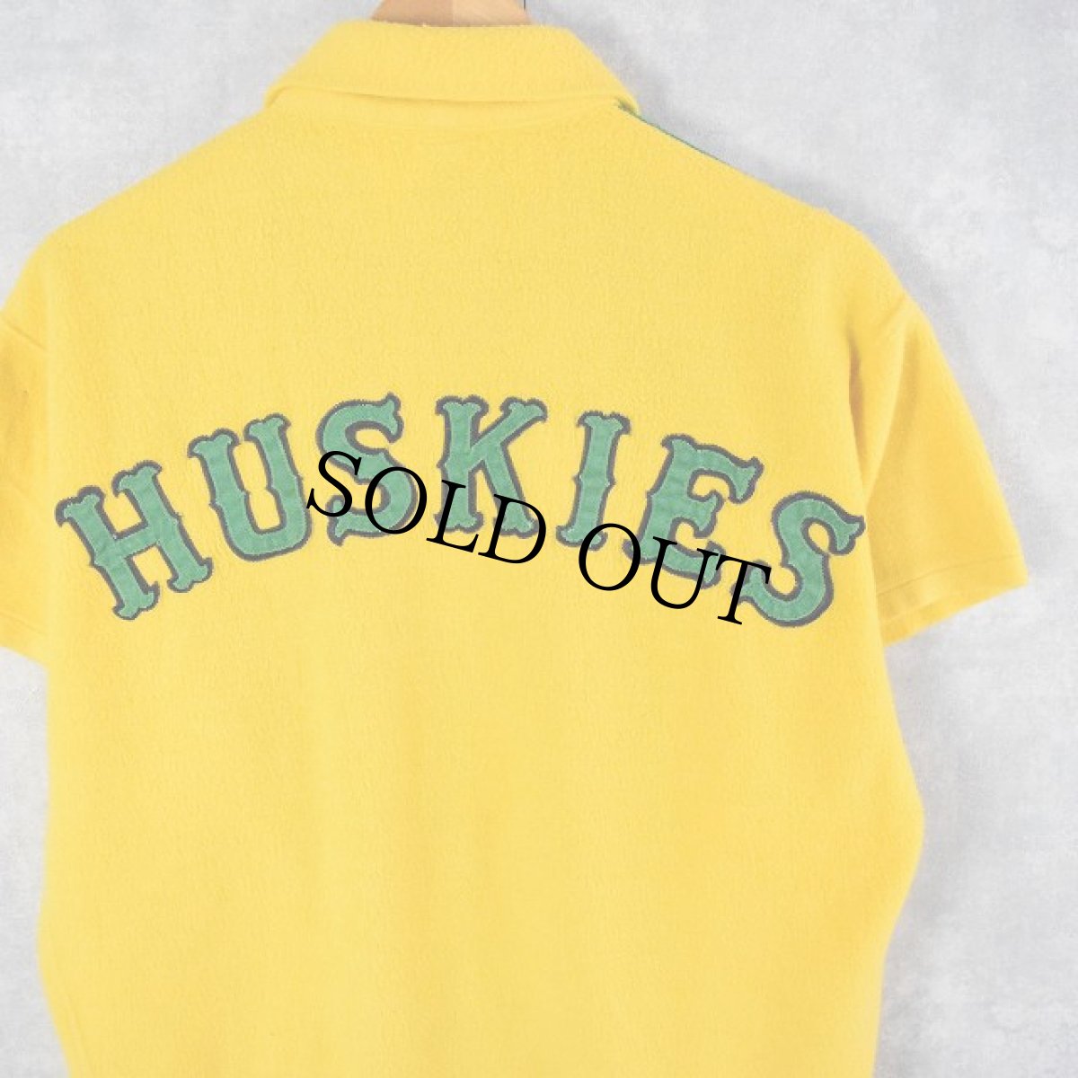 画像2: 〜60's "HUSKIES" 半袖スタジャン (2)