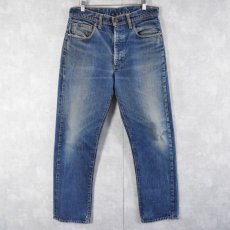 画像1: 60〜70's LEVI'S 505 BIGE デニムパンツ W35 (1)