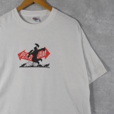 画像1: 2003 PEARL JAM "RIOT ACT" ロックバンドツアーTシャツ XL (1)