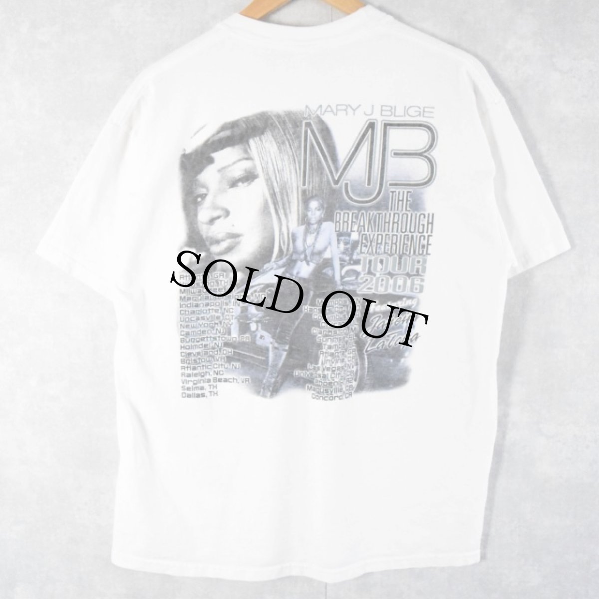 画像2: 2006 MARY J BLIGE ツアーTシャツ XL (2)