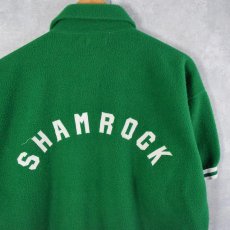 画像1: 〜50's FRANK BASHOR SUPPLIES "SHAMROCK" 半袖スタジャン L (1)