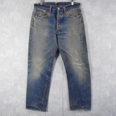 画像1: 60's〜70's LEVI'S 501 BIGE デニムパンツ W34 (1)