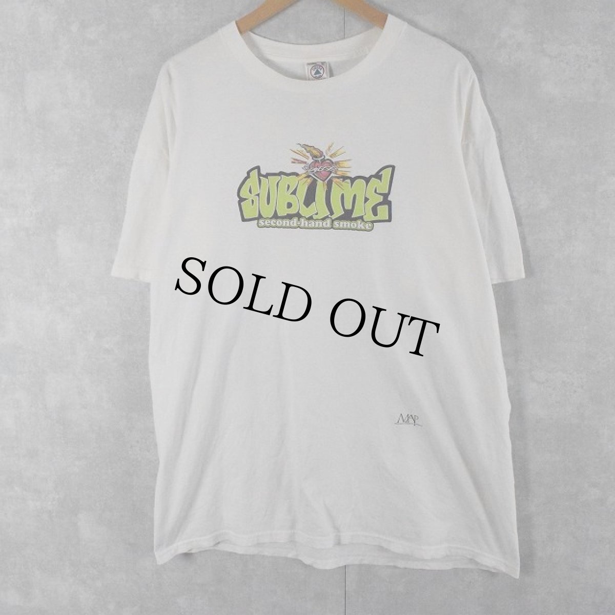 画像2: 2000's SUBLIME ロックバンドTシャツ XL (2)