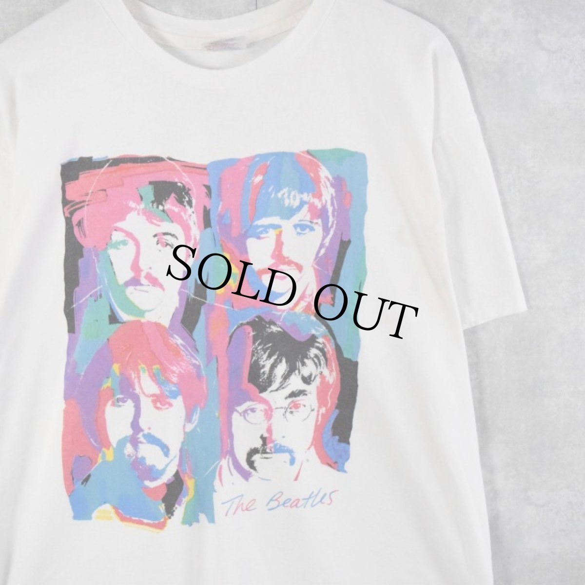 画像1: 90's THE BEATLES USA製 ロックバンドTシャツ XL (1)