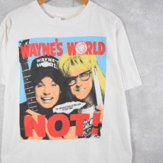画像1: 90's Wayne's World コメディ映画Tシャツ L (1)