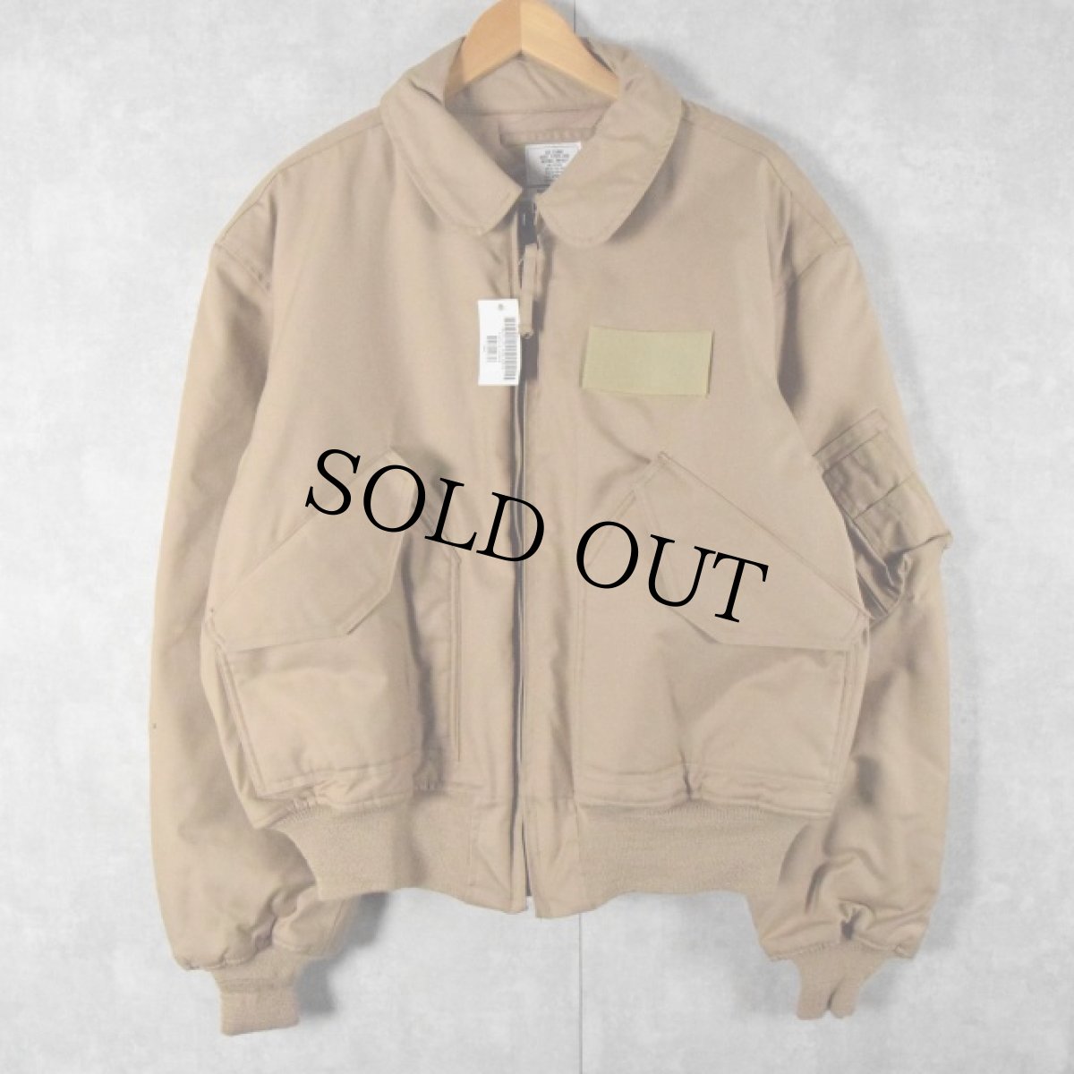 画像1: U.S.AIR FORCE CWU-45/P フライトジャケット "TAN" DEADSTOCK X-LARGE (1)