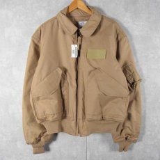 画像1: U.S.AIR FORCE CWU-45/P フライトジャケット "TAN" DEADSTOCK X-LARGE (1)