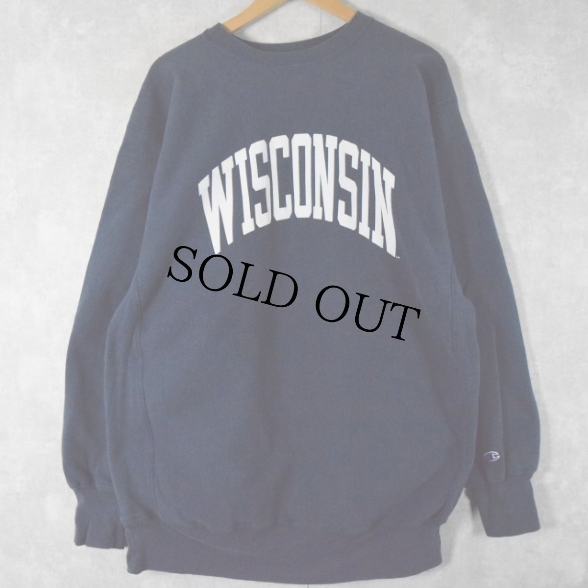 画像1: 90's〜 Champion REVERSE WEAVE "WISCONSIN" XXXL (1)