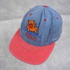 画像1: 90's BALZOUT USA製 "GRATEFUL DEAD" スナップバック デッドベア刺繍キャップ (1)