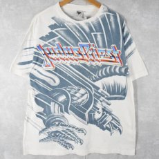 画像2: 90's〜  Judas Priest ヘヴィメタル・バンド 大判プリントTシャツ XL (2)