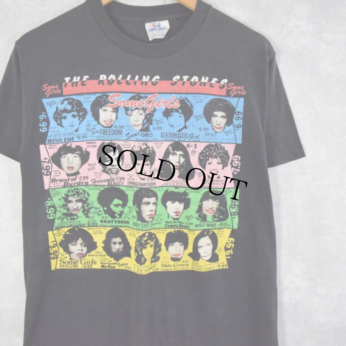 画像1: 80's The Rolling Stones USA製 "Some girls" ロックバンドTシャツ L (1)